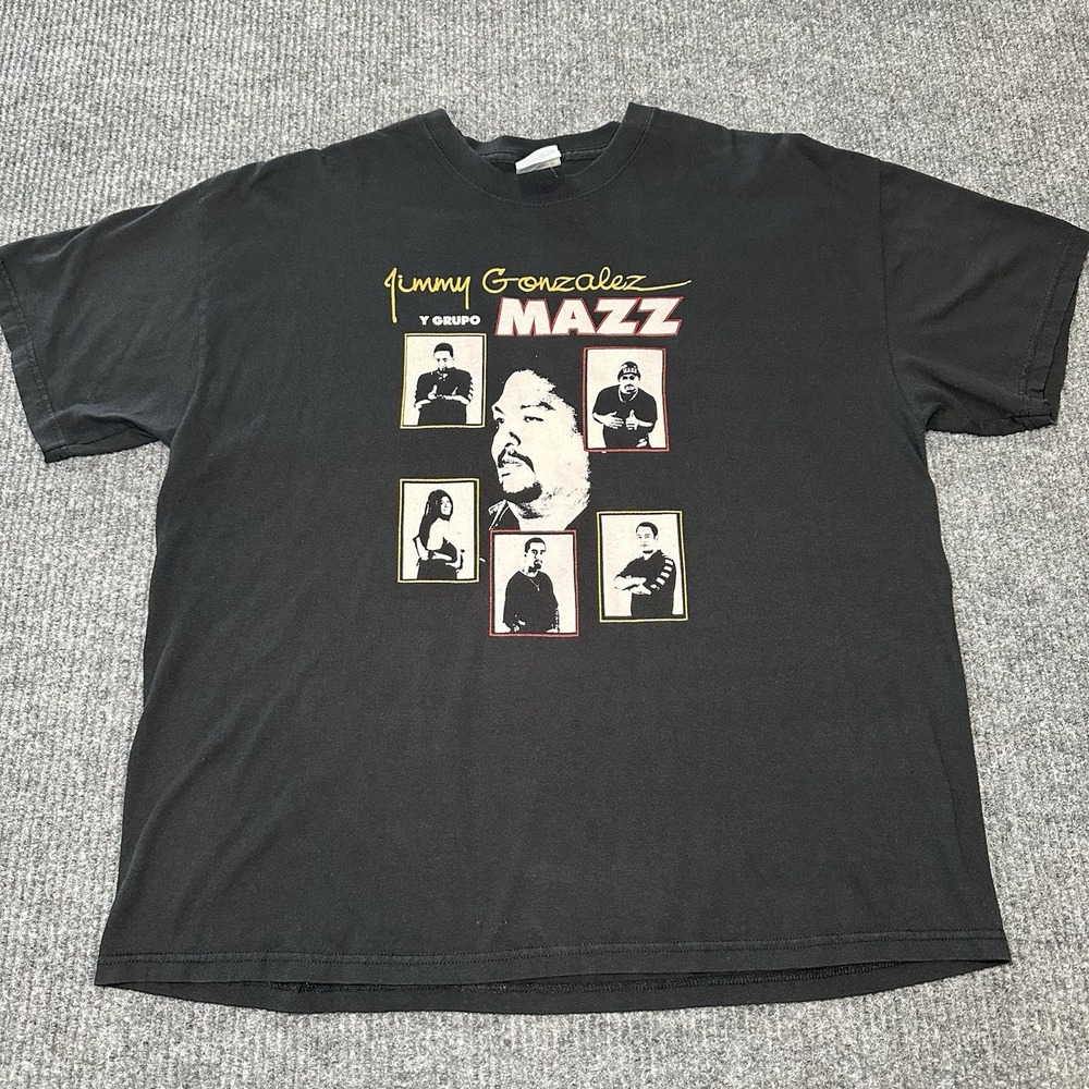 Vintage‎ Jimmy Gonzalez Y Grupo Mazz Shirt 25 Year Anniversary Size XL